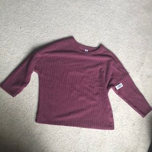 Maroon old navy shirt woman’s size medium